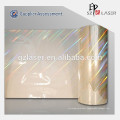 Holographic plastic pet transfer wrapping film manufacturer